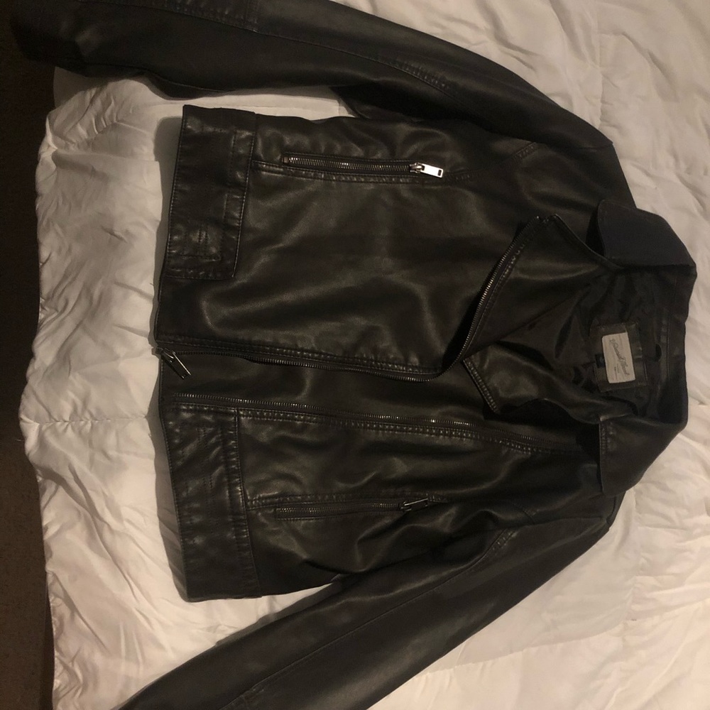Black Pleather Jacket - image 3